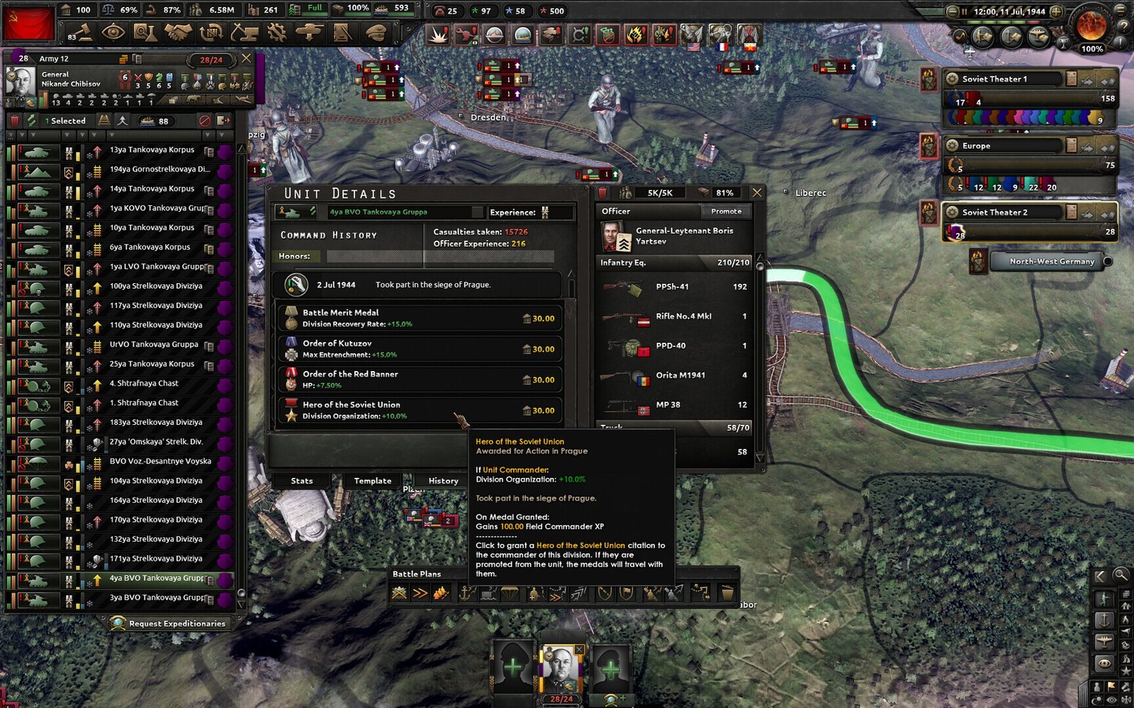 Hearts of Iron IV: By Blood Alone (PC) - Steam Key - GLOBAL