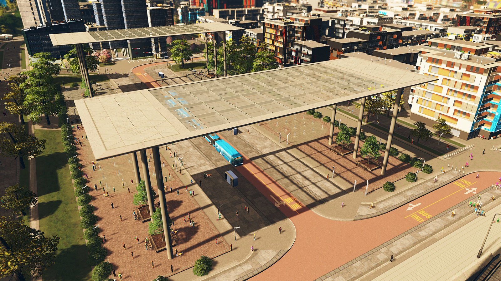 Cities: Skylines - Plazas & Promenades (PC) - Steam Key - GLOBAL