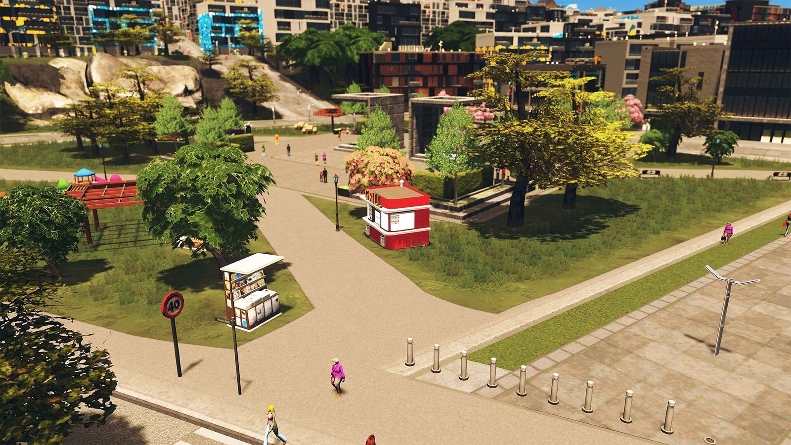 Cities: Skylines - Plazas & Promenades (PC) - Steam Key - GLOBAL